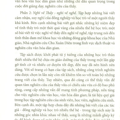 Nhà Giáo Nhà Nghiên Cứu Văn Hóa Dân Gian CHU XUÂN DIÊN