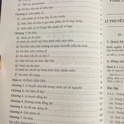 Sách Cơ sở Lí thuyết số và Đa thức