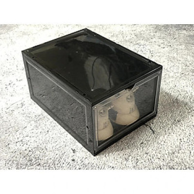 Combo 5 Hộp Đựng Giày Nhựa Cứng Cao Cấp Size Lớn Cửa Nam Châm Lắp Ráp Tiện Lợi
