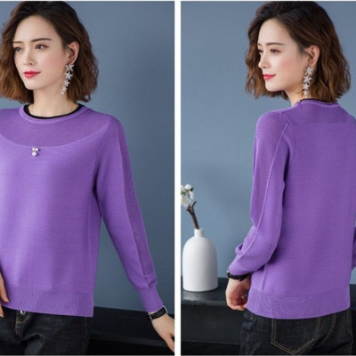 Áo len nữ trung niên cho mẹ cho bà kiểu dáng nhẹ nhàng, nhã nhặn Al18