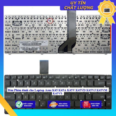 Bàn Phím dùng cho Laptop Asus K45 K45A K45V K45VD K45VJ K45VM K45VS - Hàng Nhập Khẩu New Seal