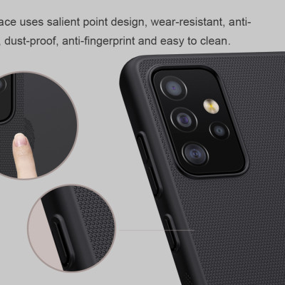 Ốp lưng cho Samsung Galaxy A32, A52 ,A72 dạng sần chống bám mồ hôi dấu vân tay - Hàng chính hãng