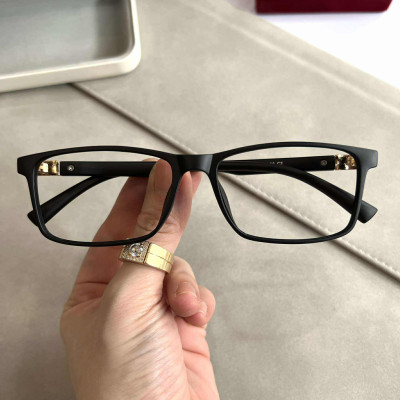 Kính gọng nhựa dẻo Hàn Quốc dáng mắt hình chữ nhật basic đơn giản cho nam nữ