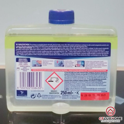 Dung dịch vệ sinh máy rửa bát Finish hương chanh 250ml 