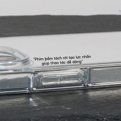 Ốp lưng giảm sốc chống va đập chống ố vàng cho iPhone 15 Pro Max / 15 Pro / 15 Plus / iP 15 hiệu X-level ICE Crystal trang bị đệm khí ẩn bốn góc, Mặt lưng PC chống ố vàng - Hàng nhập khẩu