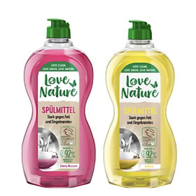 Nước rửa chén bát hữu cơ Spot German Love Nature Đức 450ml