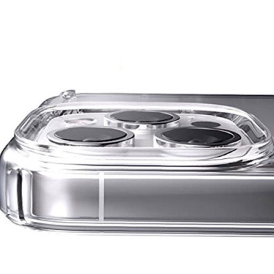 Ốp lưng cho iPhone 13 Pro Max hiệu Likgus Lucent Defend chống sốc (Trong suốt không ố màu) - Hàng nhập khẩu