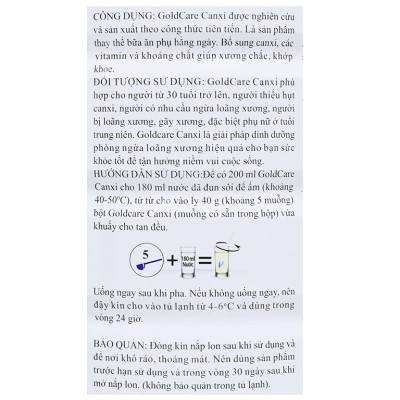 Sữa bột Wincofood GoldCare Canxi: dinh dưỡng ít béo ngừa tiểu đường, bổ sung canxi giúp xương chắc khỏe, MUFA, PUFA tốt cho tim mạch, phù hợp cho người từ 30 tuổi trở lên.