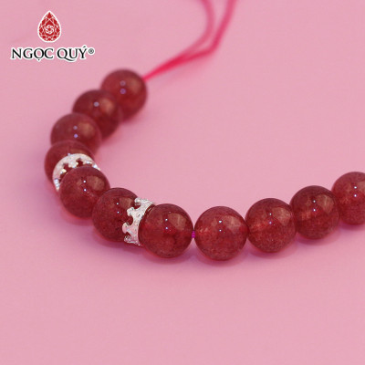 Charm bạc chặn hạt vương miệng - Ngọc Quý Gemstones