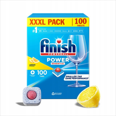 Viên rửa bát FINISH ESSENTIAL 100 VIÊN - ĐỨC-Chính Hãng 