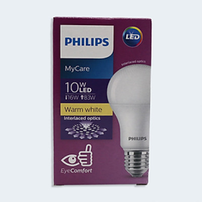 Bóng LED bulb Mycare E27 1CT/12 APR 10W Philips