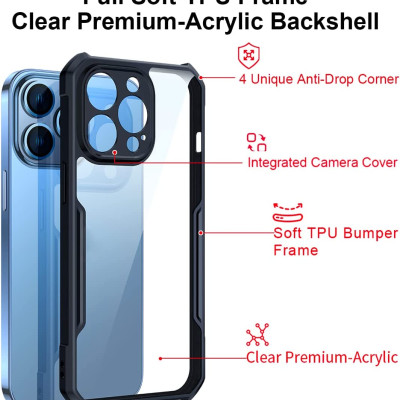 Ốp lưng chống sốc cho iPhone 13 / 13 Pro / 13 Pro Max hiệu Xundd Fitted Armor Case trang bị túi khí bảo vệ góc, gờ bảo vệ camera - Hàng nhập khẩu