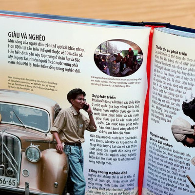 Sách Thiếu Thi Kiến thức Bách Khoa - Bách Khoa Toàn Thư Về Địa Lý - Geography Encyclopedia (Bìa cứng)