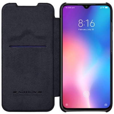 Bao Da Da Bò Nillkin Qin Cho Xiaomi Mi 9 Có Ngăn Đựng Thẻ - Hàng Chính Hãng