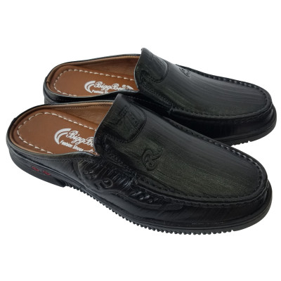 Dép Bít Đầu Nam BIGGBEN Da Bò Thật Cao Cấp SB136