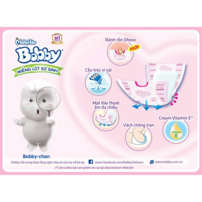 Miếng Lót Sơ Sinh Bobby Fresh Newborn 2 - 60 (60 Miếng)