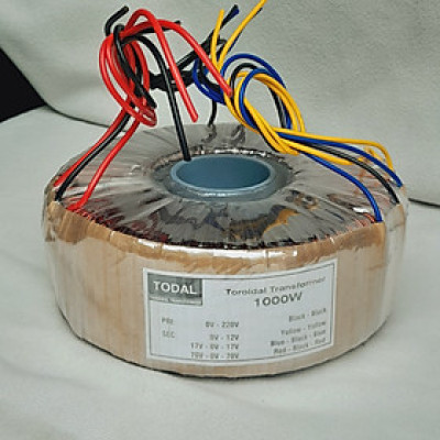 BIẾN ÁP XUYẾN TODAL 70V ĐÔI 1000W – DÂY ĐỒNG 100%