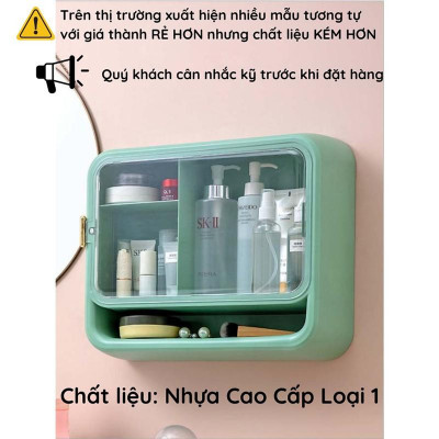 Kệ Mỹ Phẩm- Hộp Đựng Mỹ Phẩm Treo Tường- Tủ Thuốc Gia Đình Tiện Lợi - Hàng Loại 1 - Chính Hãng MINIIN