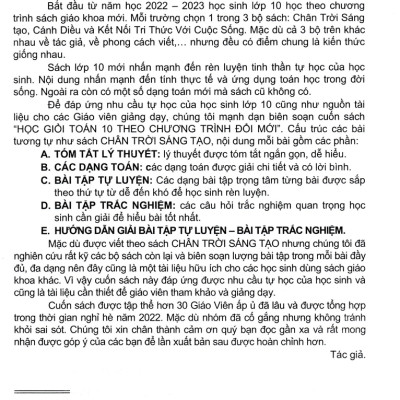 Học Giỏi Toán 10 - Tập 2 (Theo Chương Trình Mới)_KV