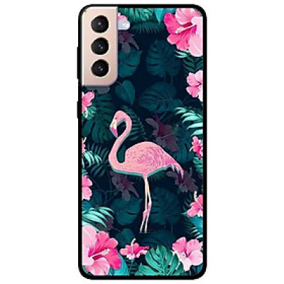 Ốp lưng dành cho Samsung S21 - S21 Plus - S21 Ultra mẫu Hạc Hồng Giữa