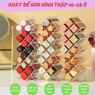 Khay Đựng Son 18–26 Ô Tiện Lợi Kệ Đựng Son 18–26 Ngăn Cao Cấp Khay Đựng Son Trang Điểm Đa Năng 18–26 Ô  Khay Son Cao Cấp 18–26 Ô – Gọn Gàng, Tinh Tế Khay Trang Điểm Đựng Son 18–26 Ô Acrylic Trong Suốt Hộp Đựng Son Handmade 18–26 Ngăn – Đẳng Cấp Makeup