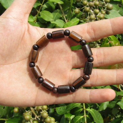 Vòng Gỗ Mun Đuôi Công Đốt Trúc TOKDODO Đủ Size