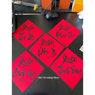 Thiệp treo trang trí Tết