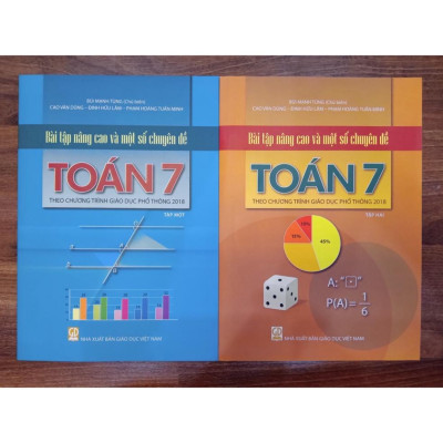 Sách - Combo Bài tập nâng cao và một số chuyên đề Toán 7 - ( Tập 1 + Tập 2 )