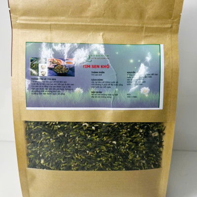 Trà tim sen - Trà tâm sen - Sản phẫm hữu cơ tự nhiên - Gói 200gr