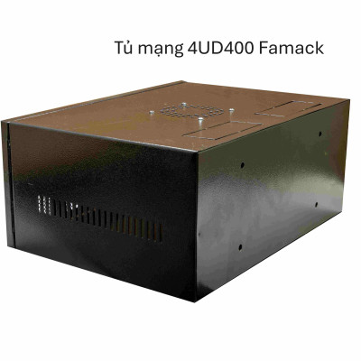 Tủ Rack 4U Treo Tường Famrack D400 – Hàng Chính Hãng, Đựng Thiết Bị Mạng, Camera