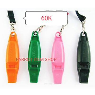 1 còi maker (size to 9cm)huấn luyện vẹt (freefly) tiếng vang và to