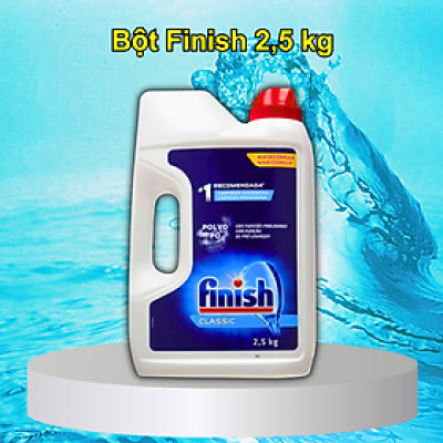 Bột rửa chén FINISH hương chanh 2.5kg - Dành cho máy rửa chén - Nhập khẩu từ Đức