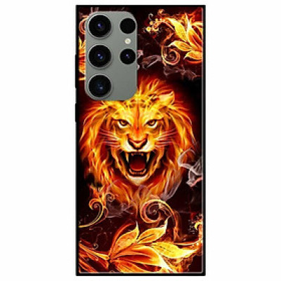 Ốp lưng dành cho Samsung S23 - S23 Plus - S23 Ultra - A34 5G - A54 5G mẫu Sư Tử Lửa 1
