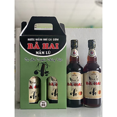 Xách Nước Mắm Lú Bà Hai MS40A (2 x 500ml)