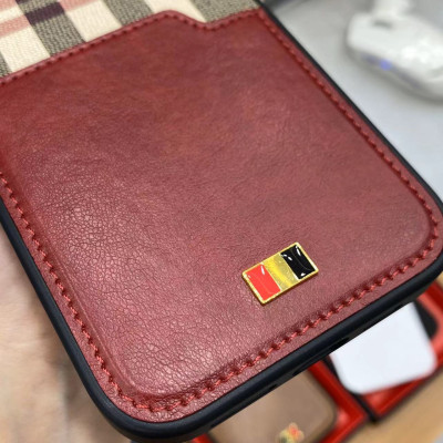 Ốp lưng dành cho iPhone 14 Pro Max, iPhone 14 Pro, iPhone 14 Plus, iPhone 14 hiệu Mentor VII Pocard da chống sốc, có ngăn cài thẻ, cao cấp - Hàng chính hãng