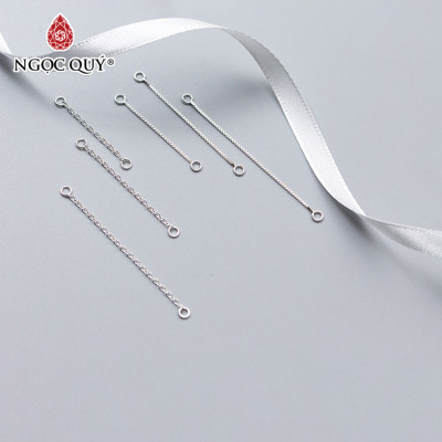 Charm bạc chuỗi xích trang trí - Ngọc Quý Gemstones