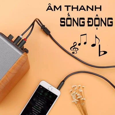 Ugreen UG10513AV116TK 5M màu Đen Cáp âm thanh 2 đầu Bông sen sang 3.5mm dương - HÀNG CHÍNH HÃNG