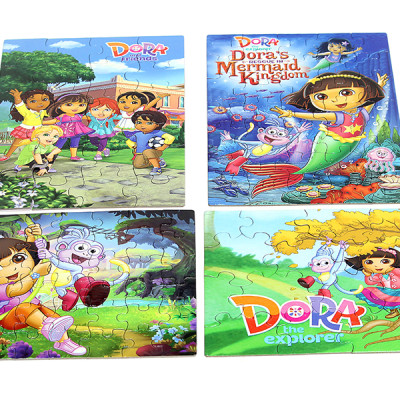 Xếp hình A4 (4 trong 1) Dora the explorer