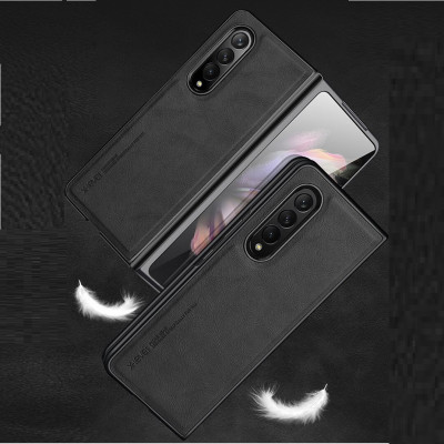 Ốp lưng da cao cấp cho SamSung Galaxy Z Fold4 chính hãng X-level - Hàng chính hãng