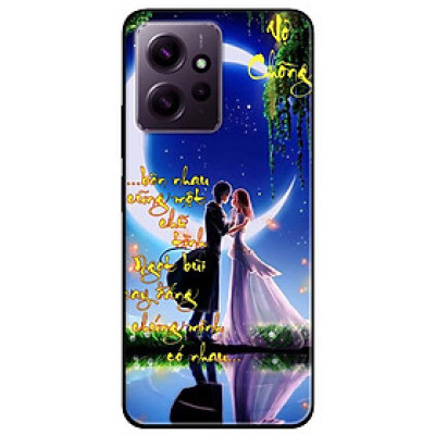 Ốp lưng dành cho Redmi Note 12 - Redmi Note 12 Pro - Redmi Note 12 Pro 5G - Thư Pháp Vợ Chồng Ôm Nhau - Hàng Chính Hãng