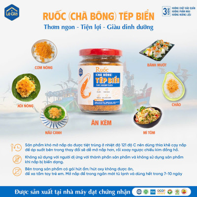 Ruốc (chà bông) tép biển Lê Gia