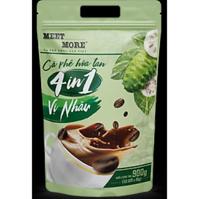 Cà phê hòa tan Noni Coffee 4in1 - Cà phê quả nhàu (18g x 50 gói) – Meet More Coffee