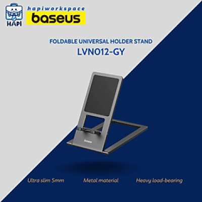 Đế tản nhiệt kim loại hàng chính hãng Baseus BS-LVN023-2P-GY nhỏ gọn nhất, chất liệu cao cấp