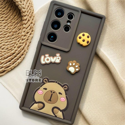 Ốp Lưng Capybara Nổi Cho Samsung Galaxy S25 Ultra / S24 Ultra / S23 Ultra / S22 Ultra - BUM STORE GALAXY CASE