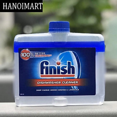 khuyến mãi Combo Viên rửa bát Finish Classic 77V + 1150ml Nước bóng Finish + chai vệ sinh máy