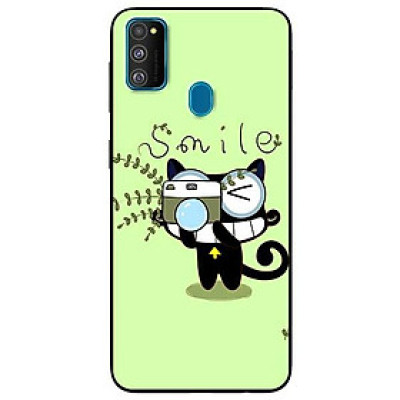 Ốp lưng dành cho Samsung M30 - M30s - M31 mẫu Mèo Xanh Chụp Ảnh