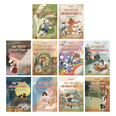 Combo Dạy Trẻ Nói Lời Hay Ý Đẹp (Trọn Bộ 10 Cuốn)