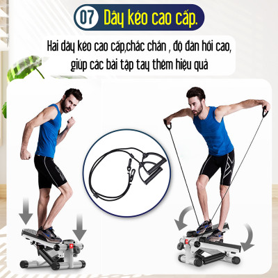 BG Máy chạy bộ tại chỗ, Máy đạp bước nam nữ dùng tại nhà, Máy đạp bước bộ MSP100 yên tĩnh đa chức năng rèn luyện sức khỏe