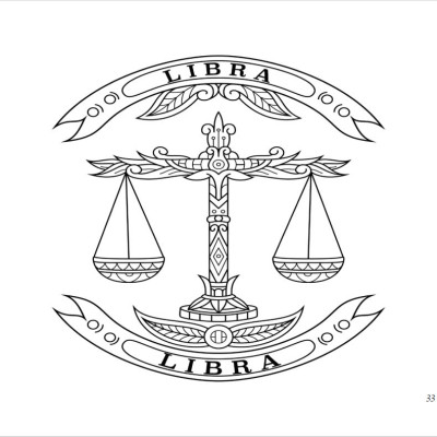 Sách tô màu Bí mật 12 cung Hoàng Đạo