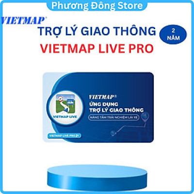 Phần Mềm Dẫn Đường Ô Tô Xe Hơi Trực Tuyến VIETMAP LIVE PRO (Bản Quyền 1 NĂM) - hàng chính hãng